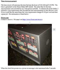 3D Printed Back to the Future TIme Circuit Clock : 71 Steps (with ...