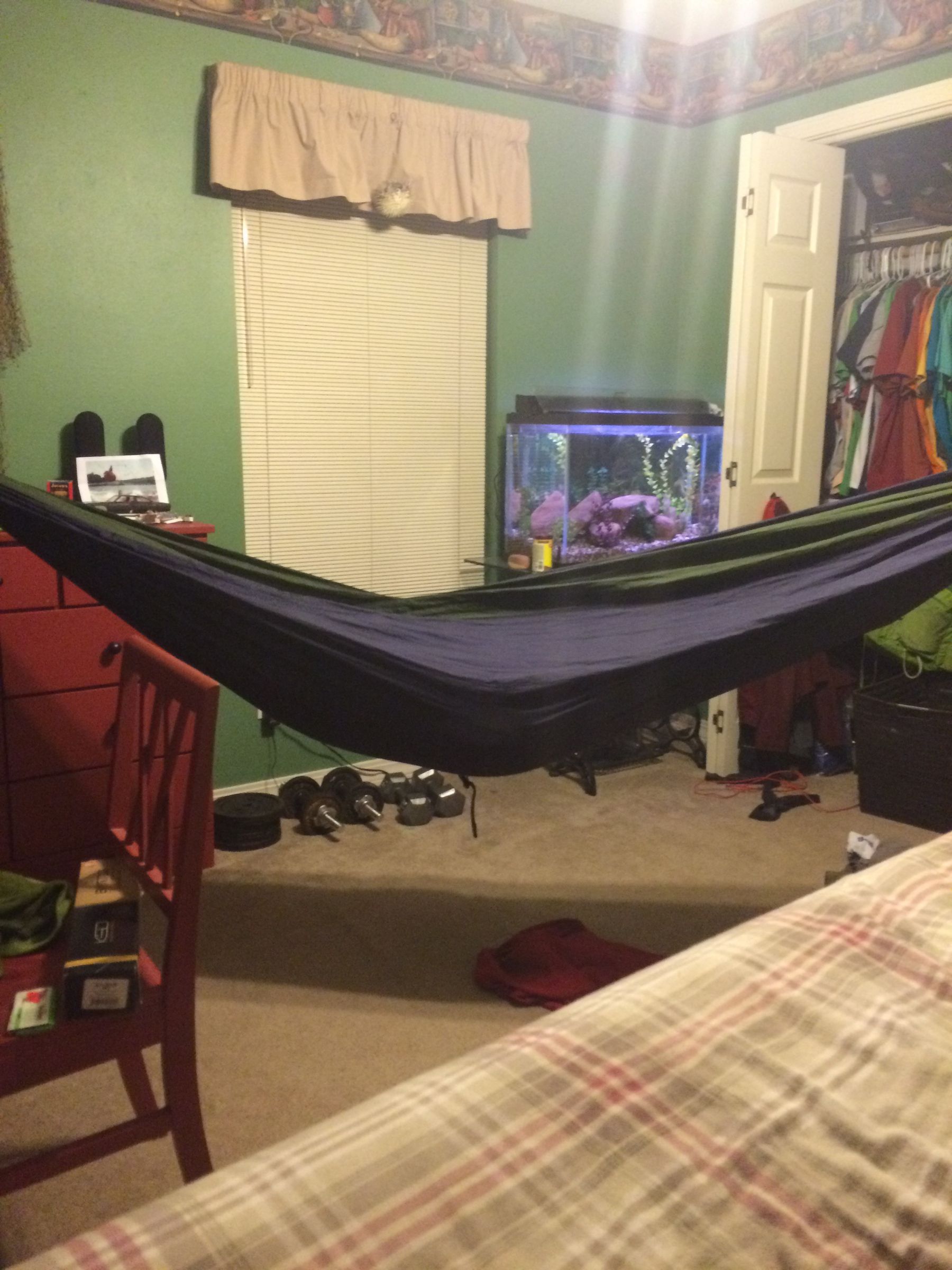 Hang Your Hammock From Your Walls 