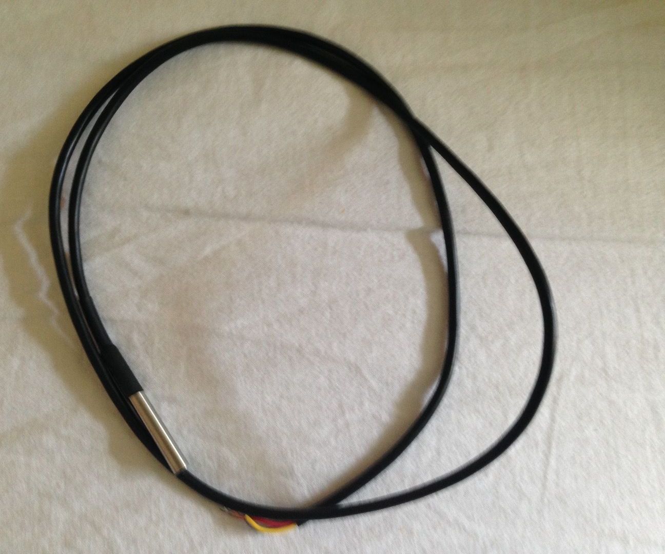 DS18B20 Temperature Probe With LCD