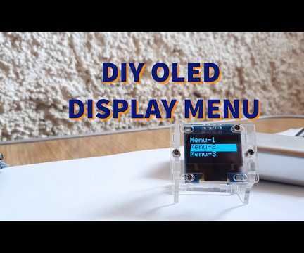 Arduino OLED Display Menu With Option to Select