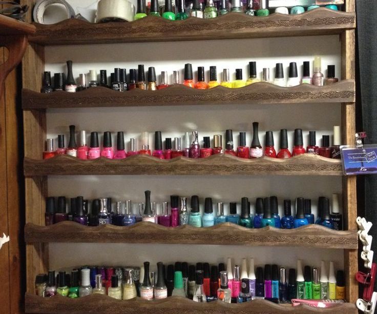 Fingernail Polish Shelf
