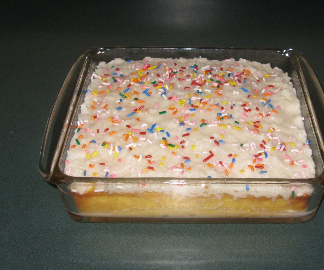 Gluten Free Coconut Glazed Cornbread 