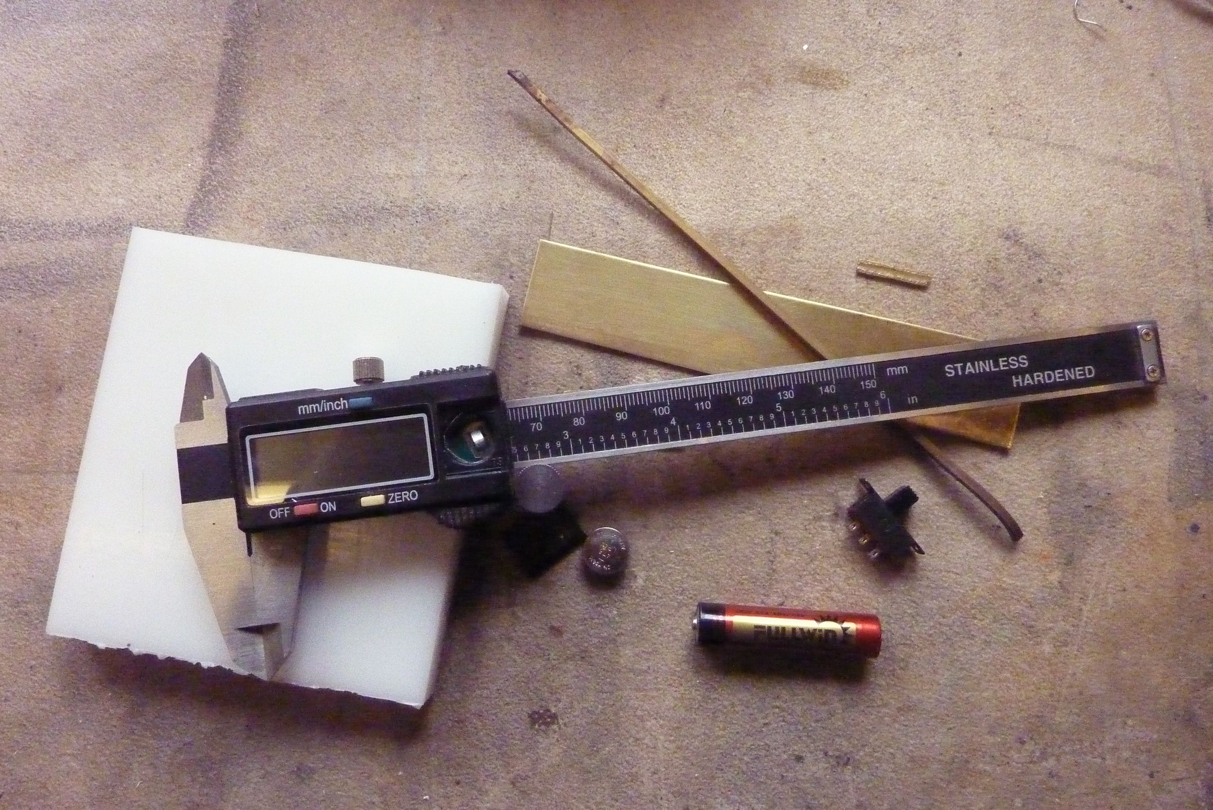 Vernier Caliper Battery Fix 8 Steps Instructables
