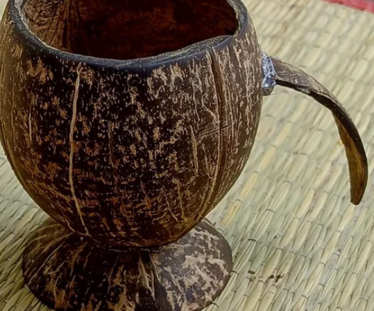 COCONUT SHELL CUP- HANDMADE
