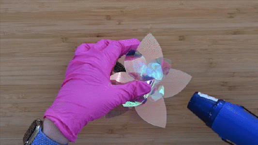 Heat Bending the Petals to Curl Them