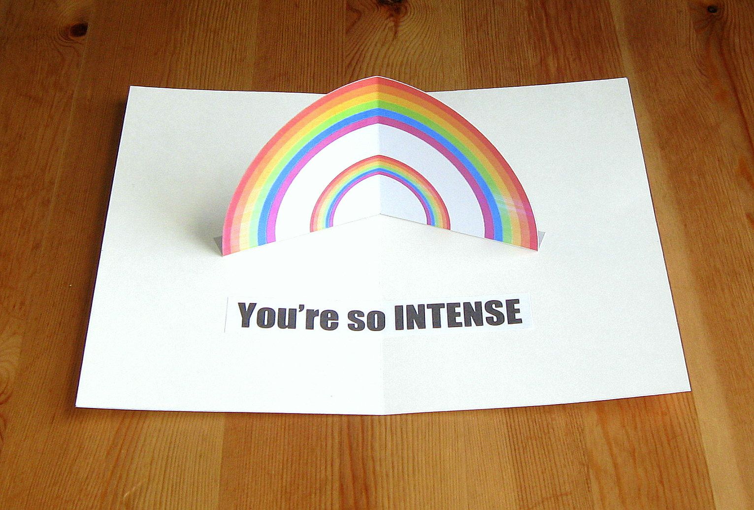 Double Rainbow Greeting Card