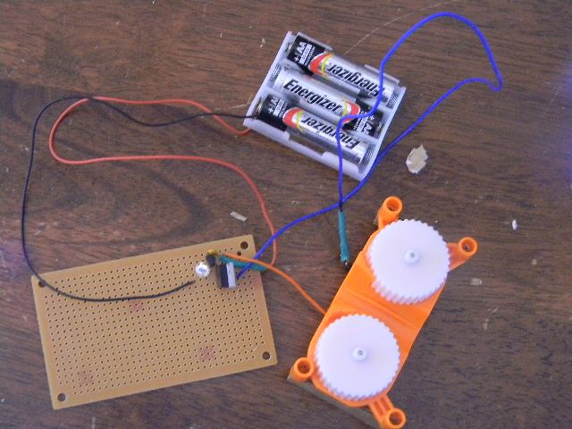 Light Triggered Motor