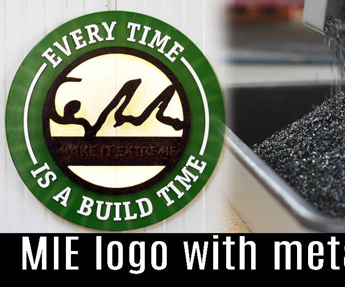 Make It Extreme's Logo From Metal Chips