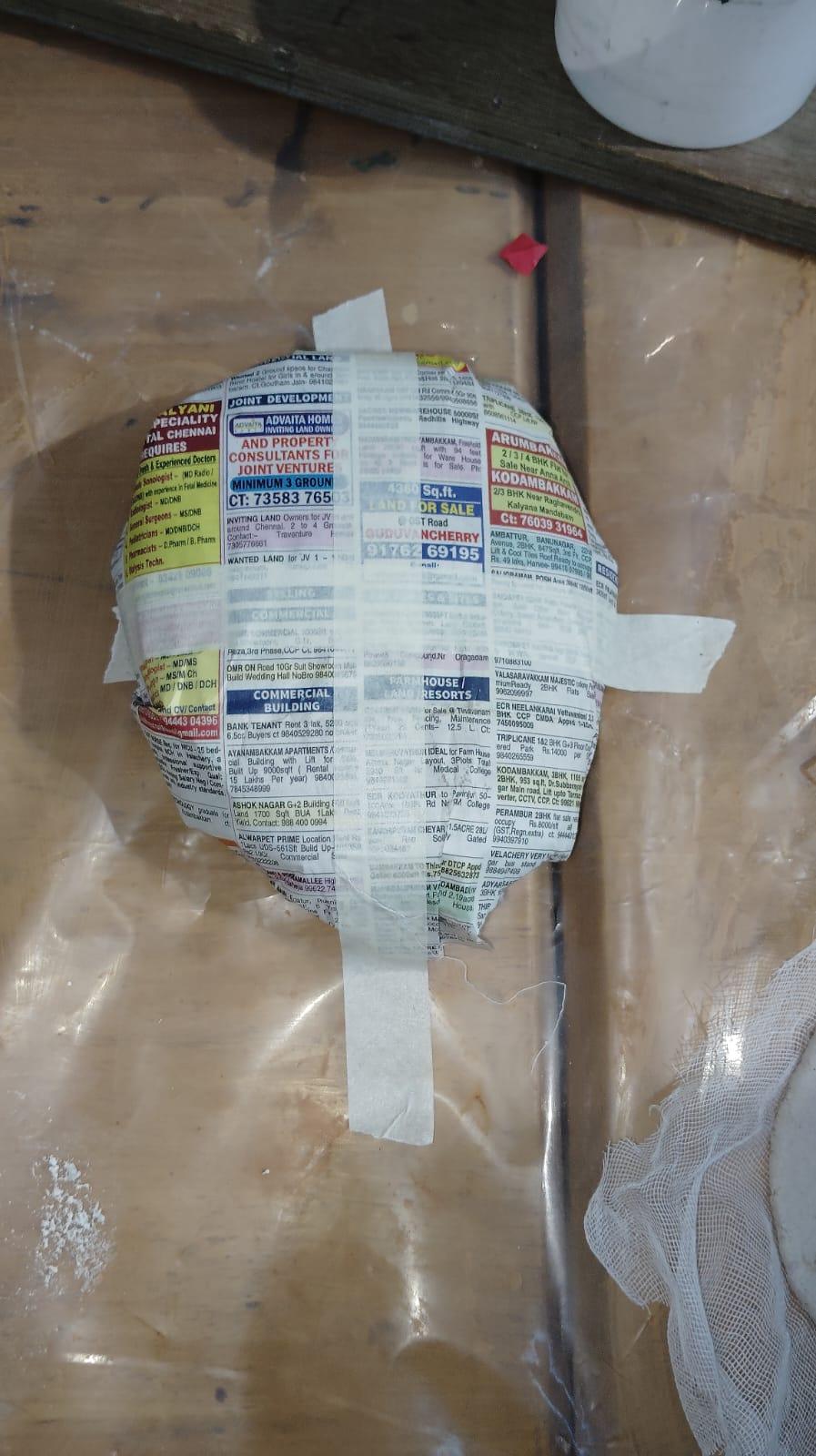 Creating a Newspaper Ball