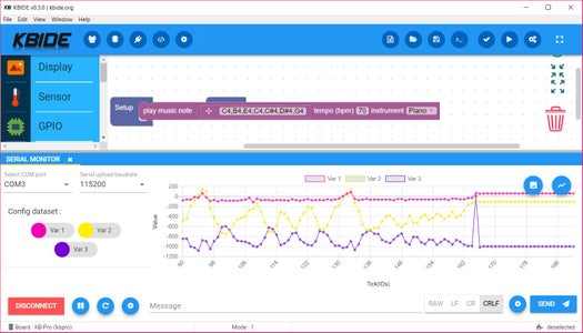 KB-IDE : Block Program for ESP32 Board