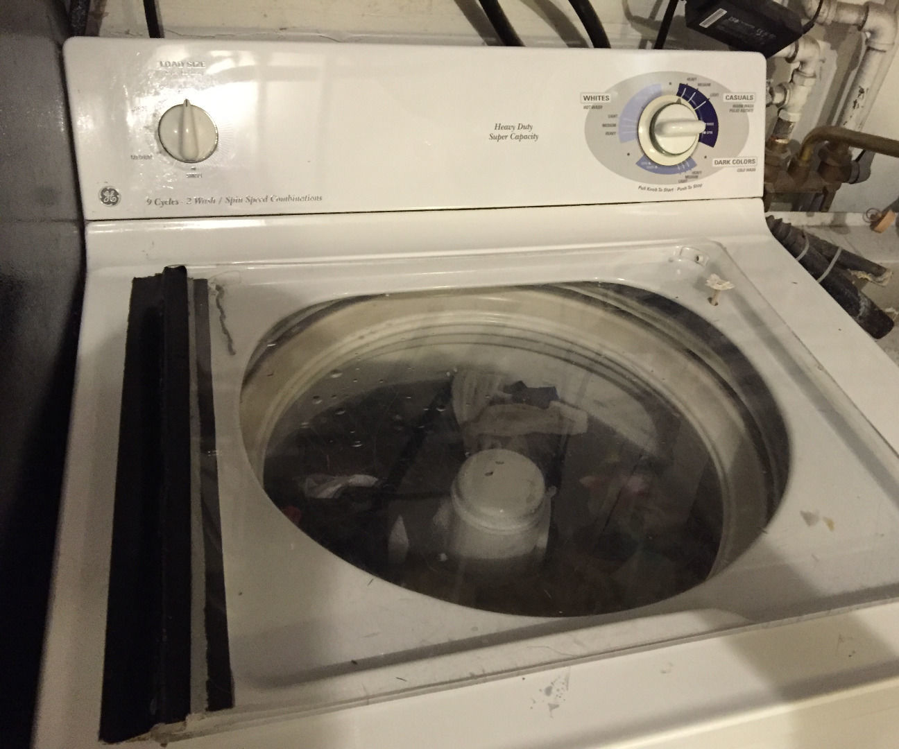 See-Through Washing Machine Lid