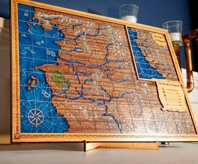 Epoxy Resin Fantasy Maps