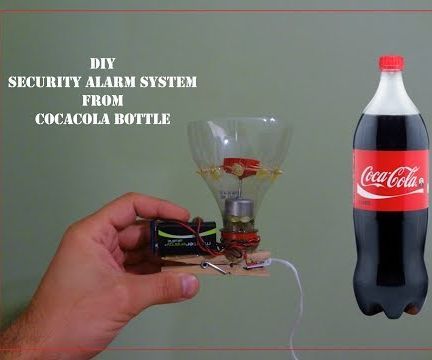 Security ALARM From CocaCola Bottle || DIY