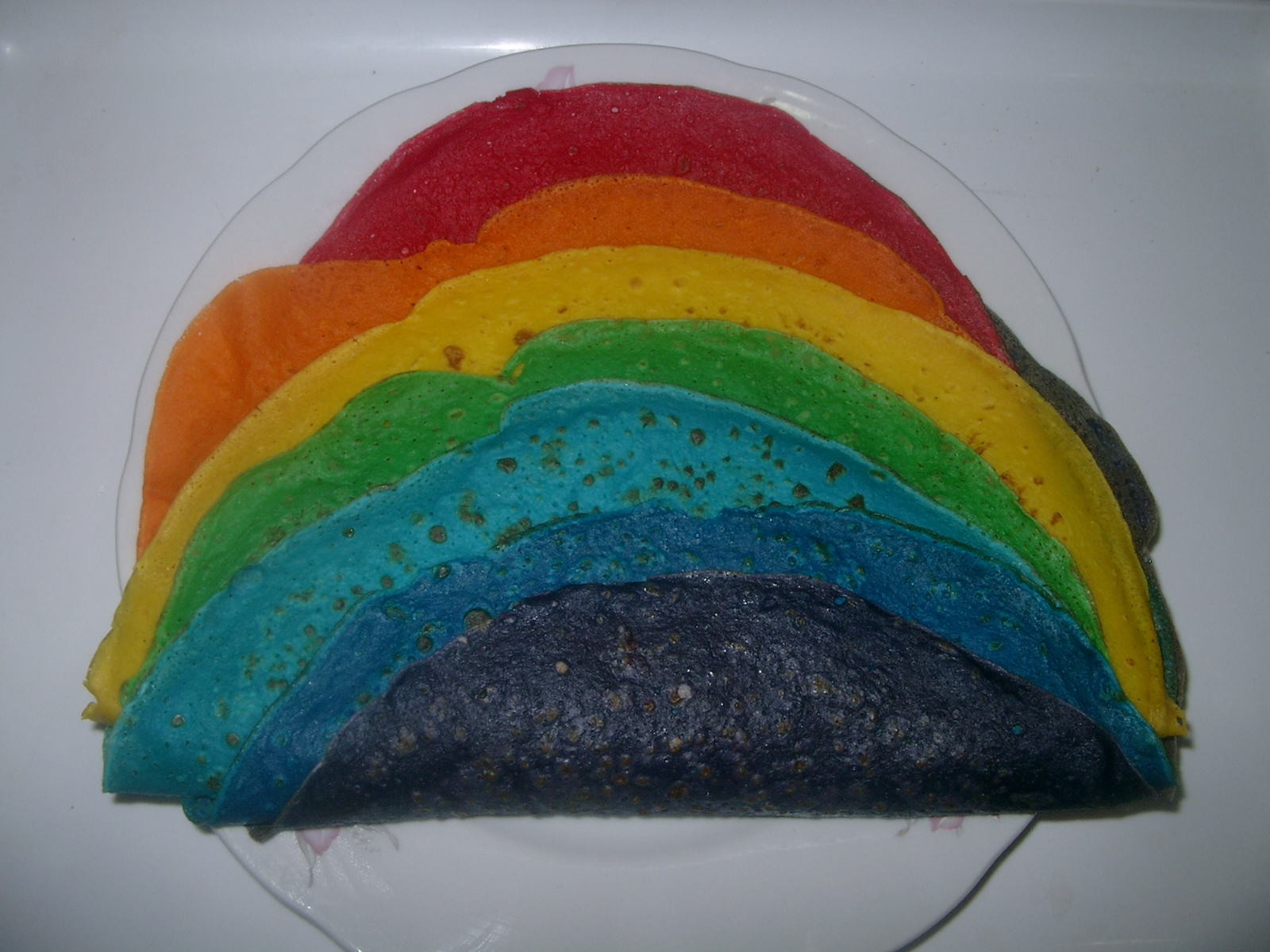 Rainbow Pancakes