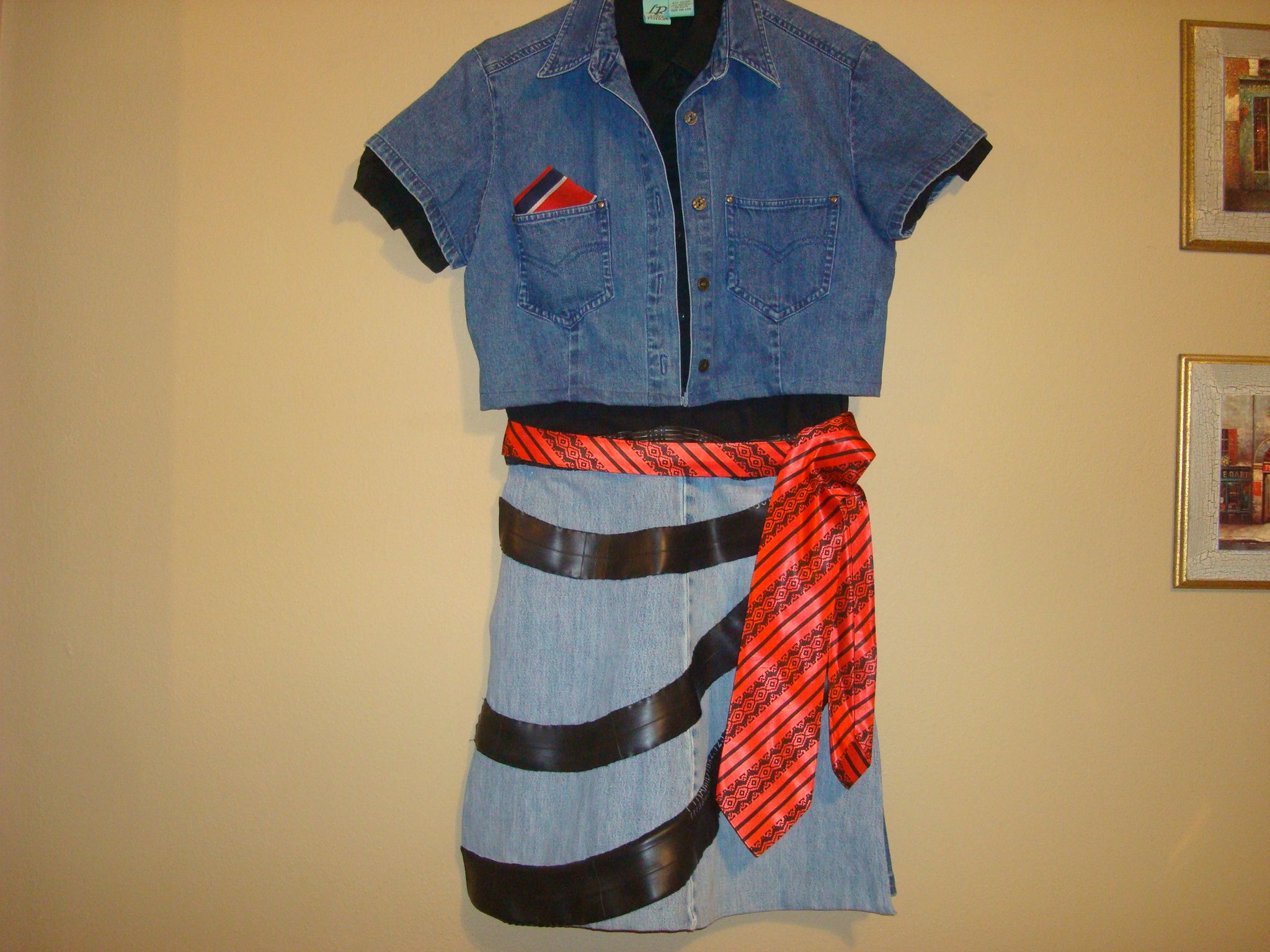 Easy Skirts From Clothing, Ties, and Inner Tubes