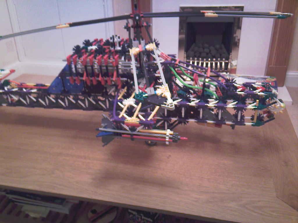 Knex Apache Helicopter Gunship