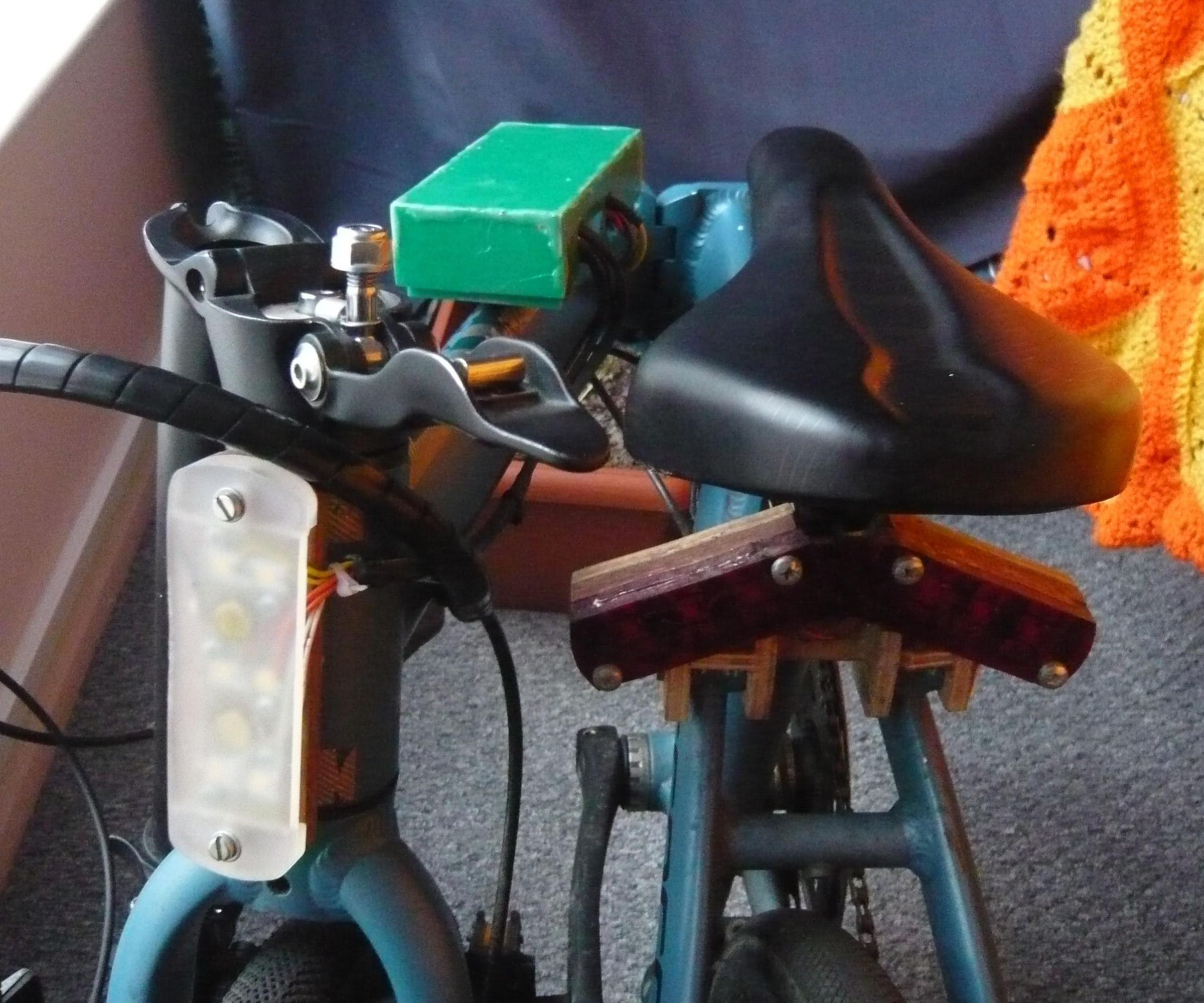 Front & Rear Bike Lights for Folding Bike