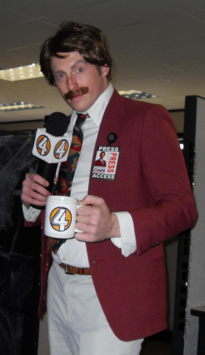 Becoming Ron Burgundy (Anchorman) W/Covert Microphone Flask
