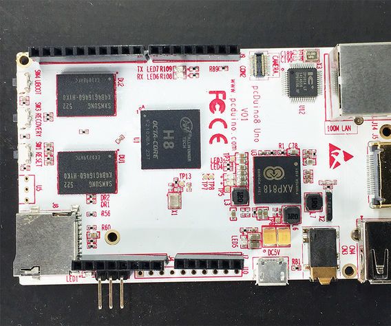 VNC to PcDuino8 Uno Through USB-OTG