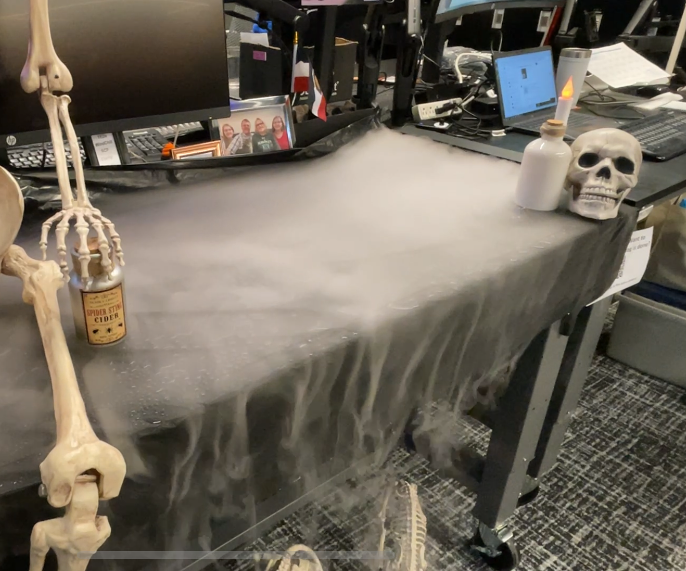 Real Halloween Fog for Your Desk