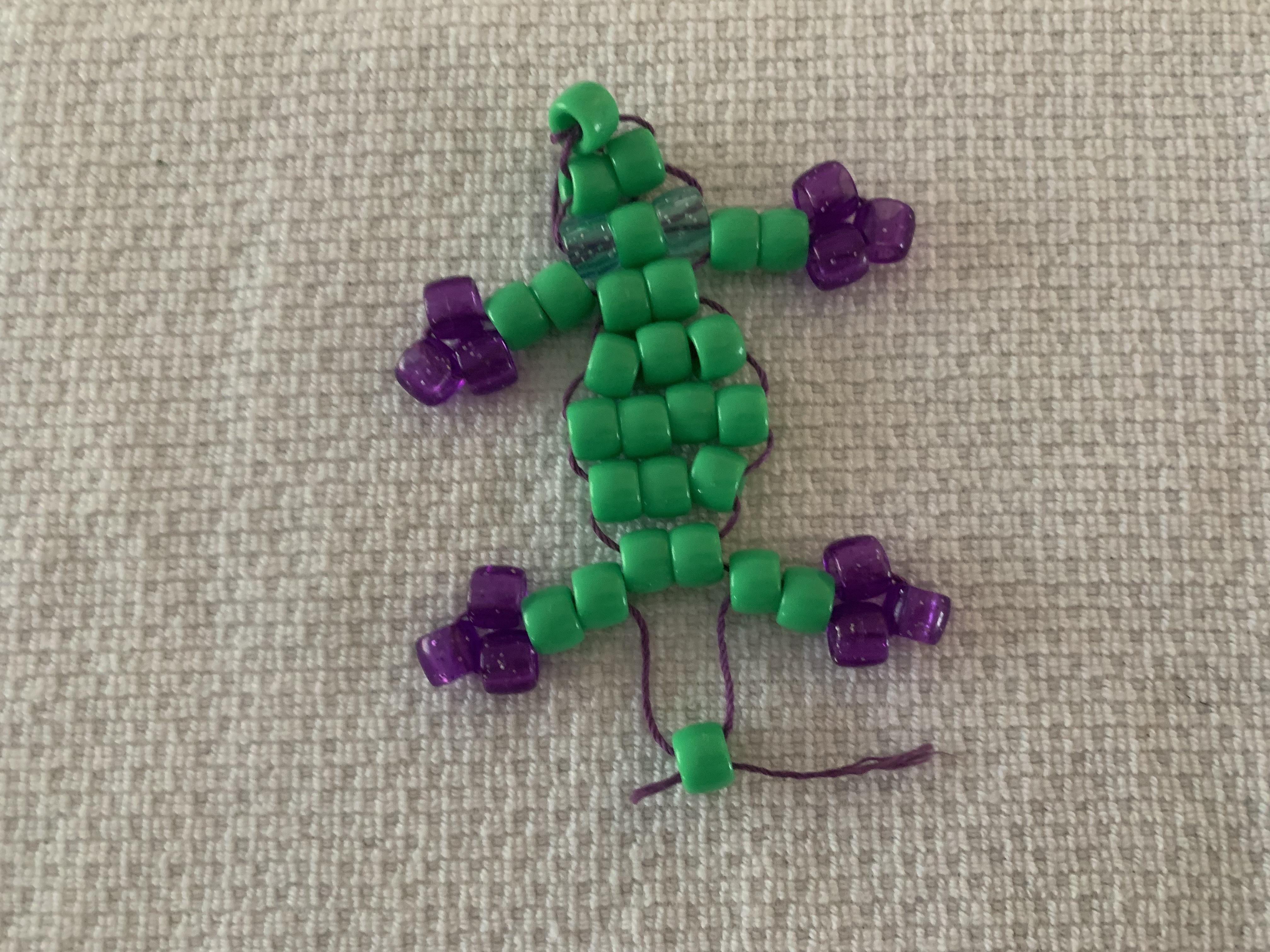 Pony Bead Lizard 6 Steps (with Pictures) Instructables