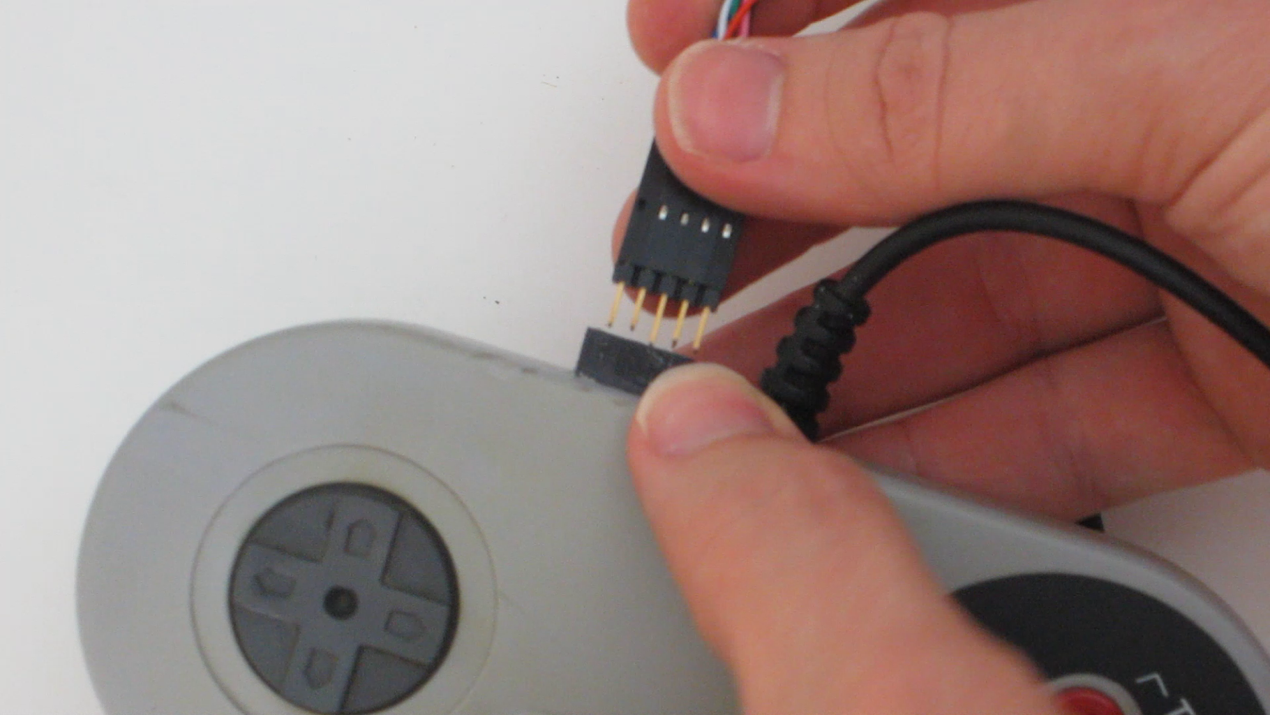 Connect the Second Cable to the First Cable at the Controller