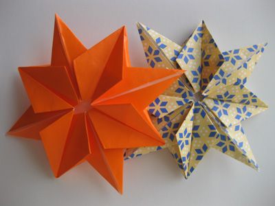 How to Fold an Origami Eight-Pointed Star