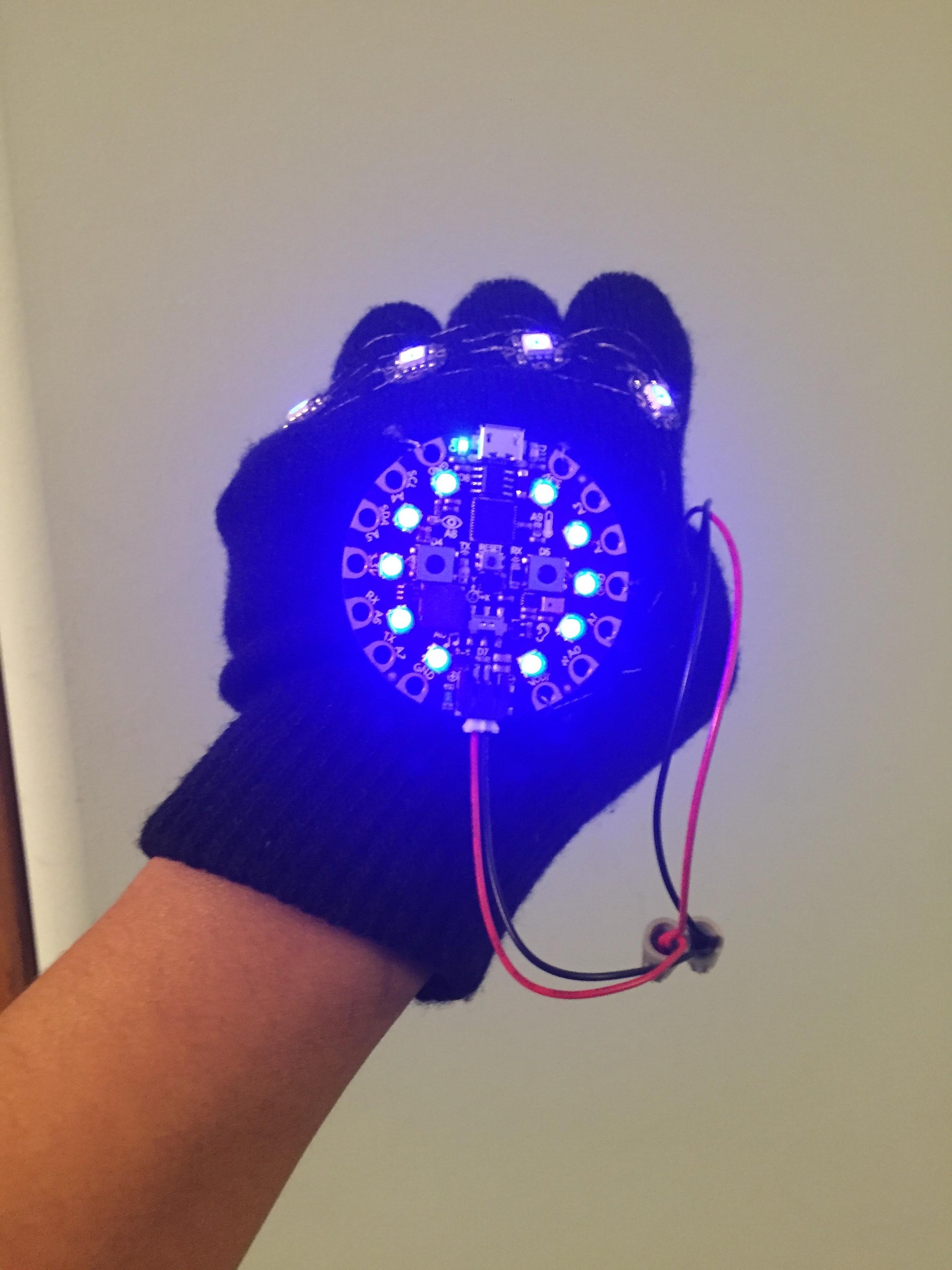 Interactive Assignment Wearable LED Glove 7 Steps Instructables