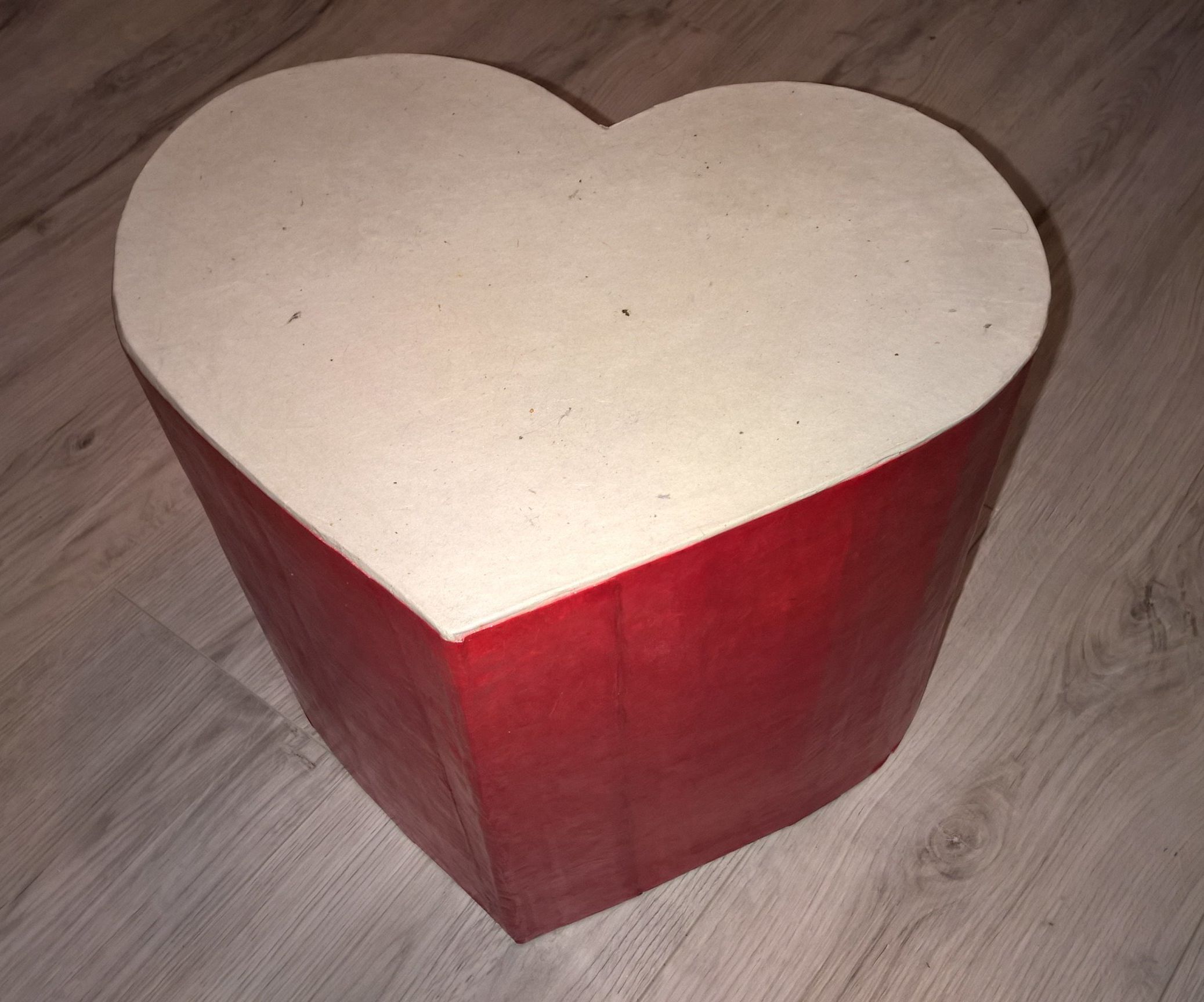 Lovely Cardboard Heart Seat !