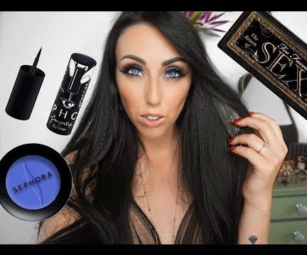 Sephora Blue Eyeshadow. Makeup Tutorial