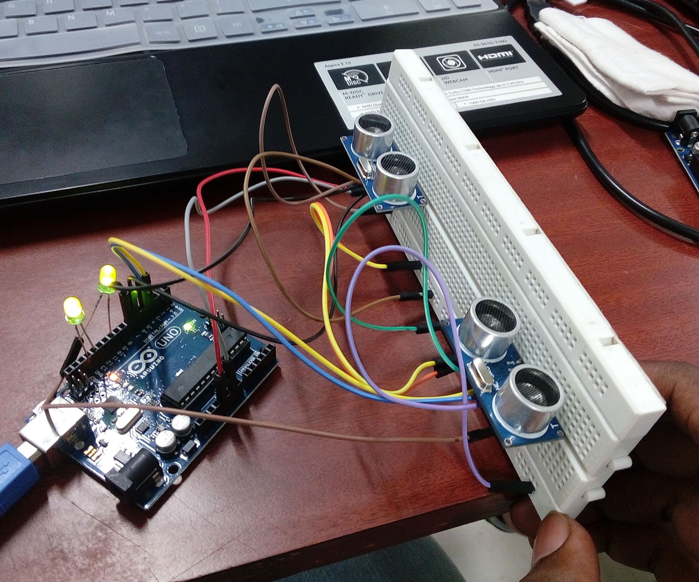 Parking spot status indicator