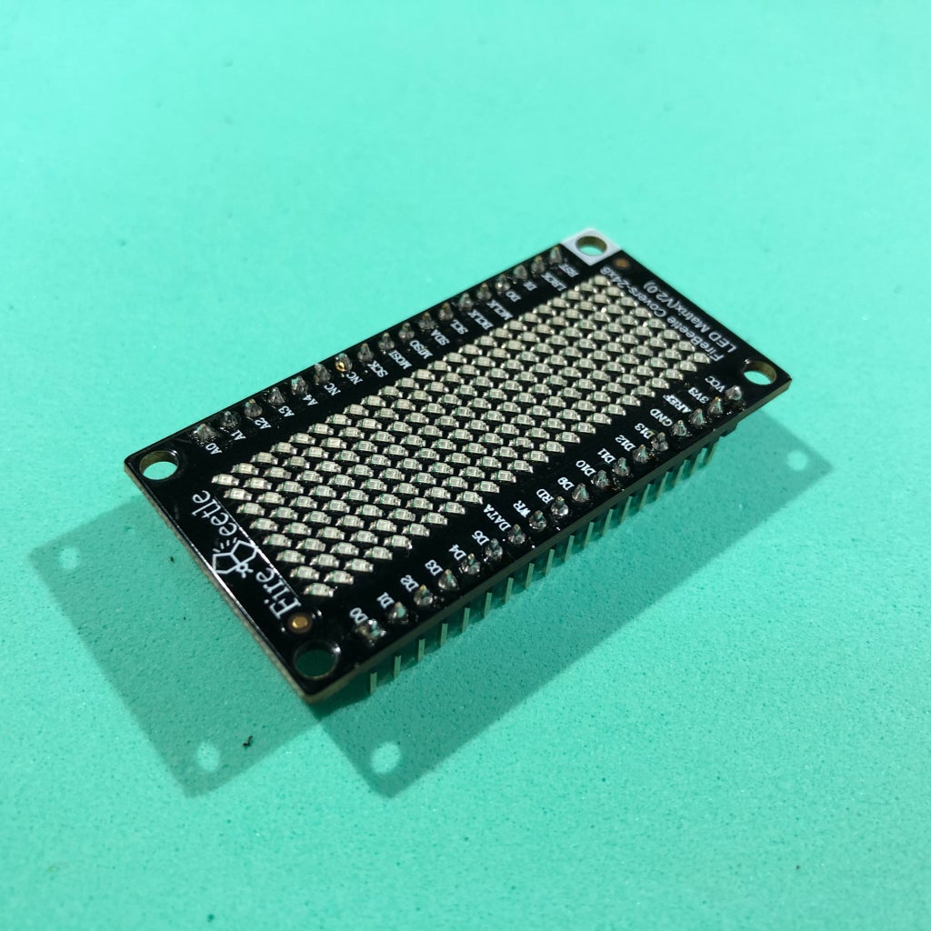 Preparing the Electronics: ESP32 Firebeetle and LED Matrix