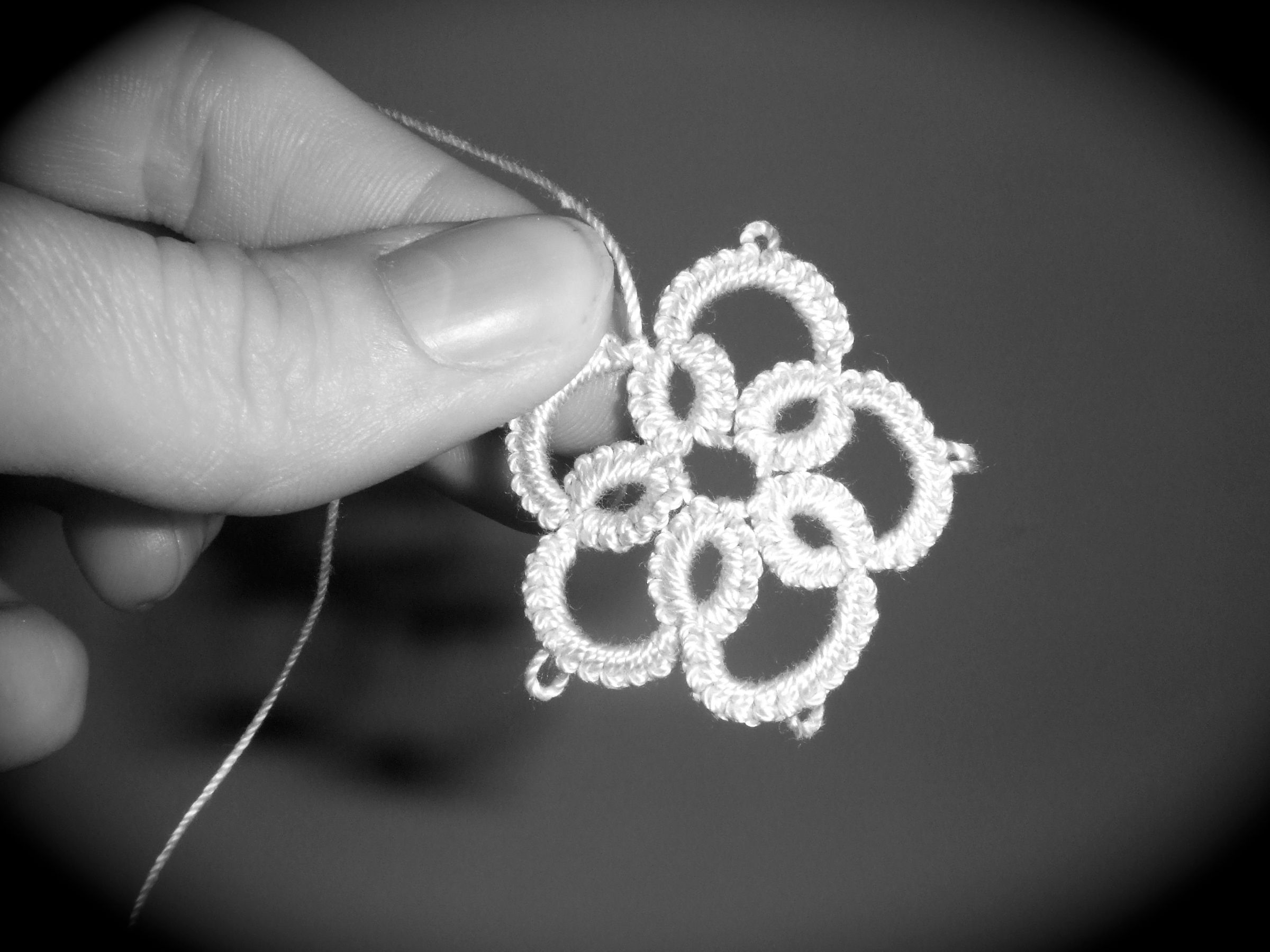 Learn Needle Tatting With My Flower Pendant