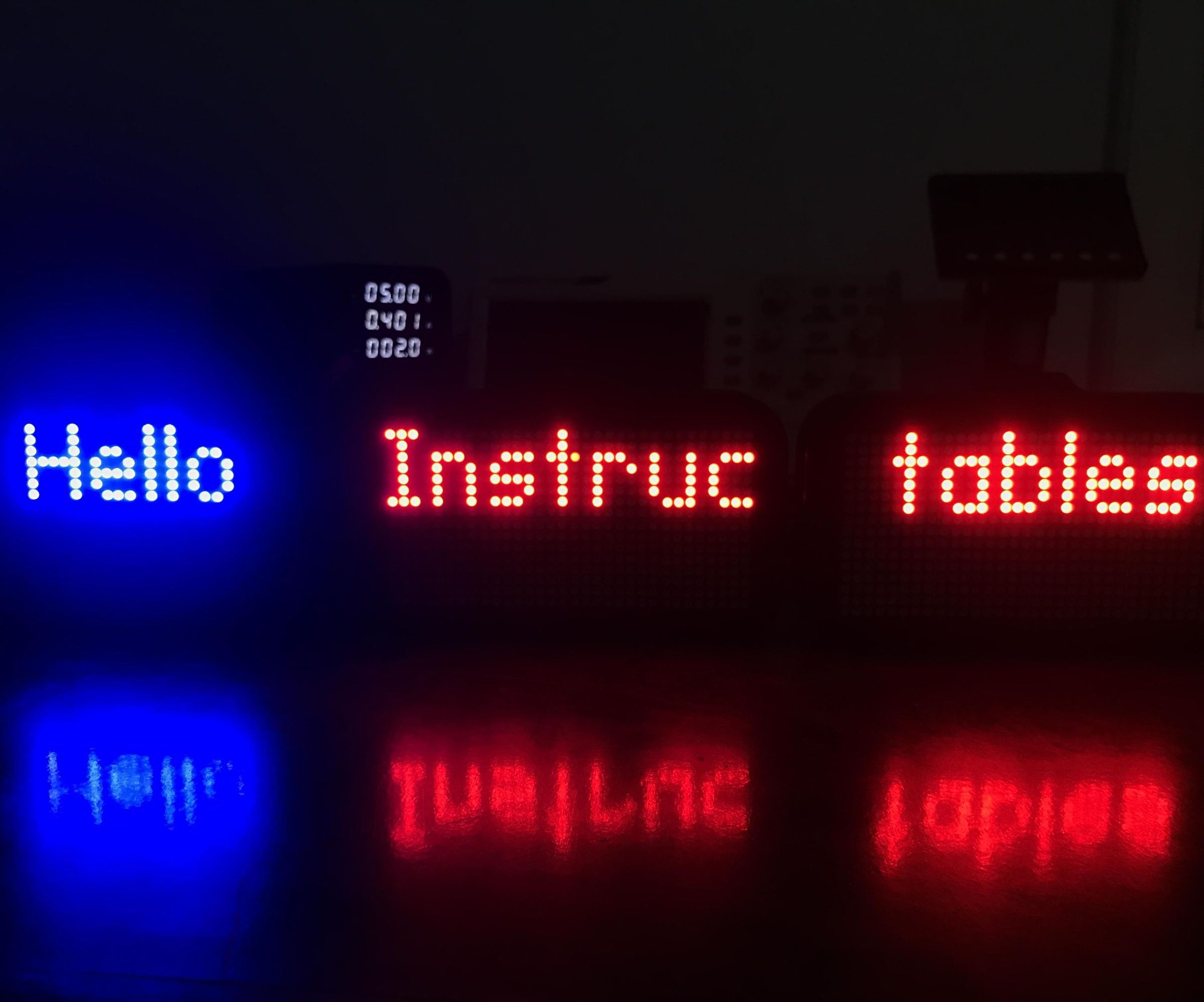 Rear Windshield LED Display