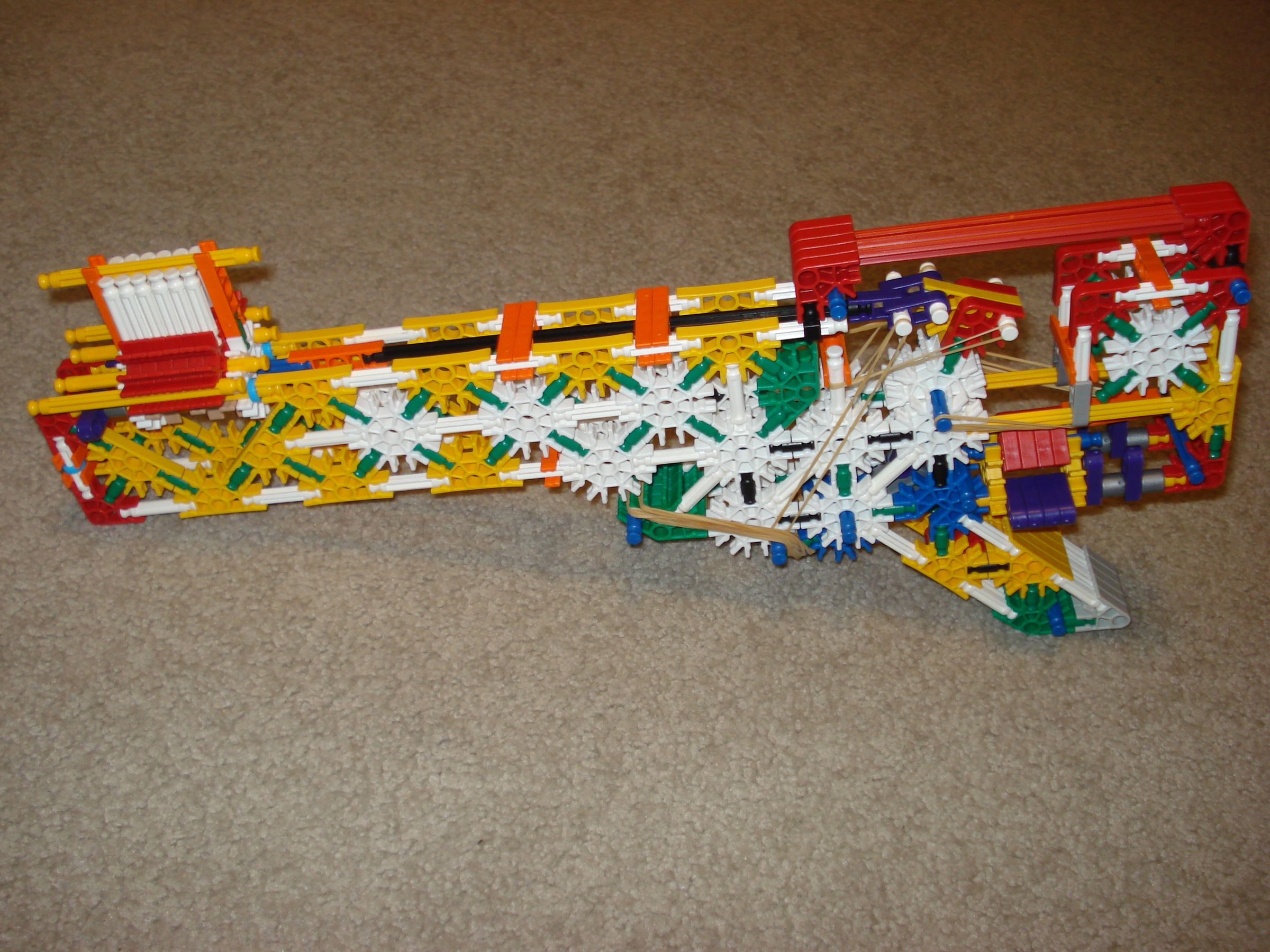 Truly Semi Automatic Knex Gun