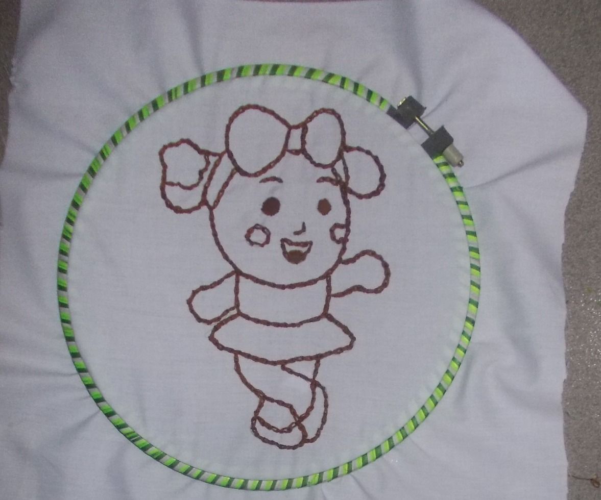 How to Make Miss La Sen Chain Stitch Embroidery.