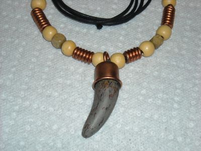Fake Gator Tooth Necklace