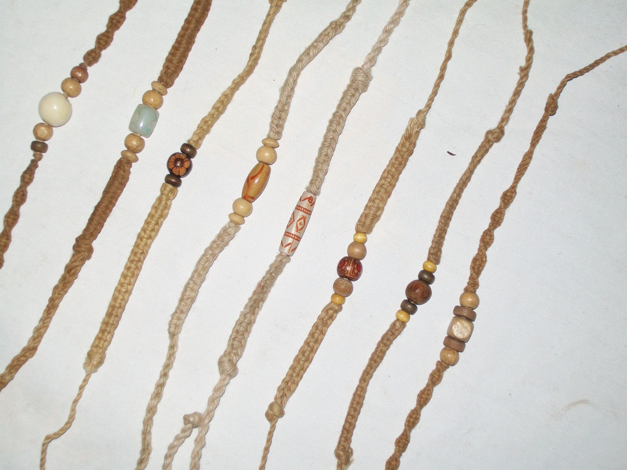 Macrame Bead Bracelets