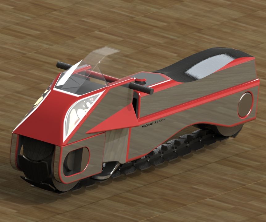 Steerable Continuous Track Concept