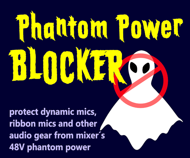Phantom Power Blocker (protect Your Dynamic Microphones) 5 Steps