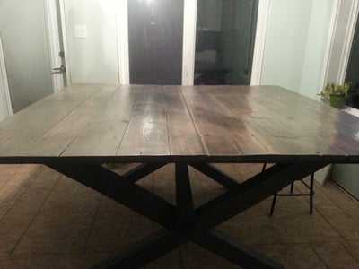 Clean Up and Stain the Table Top