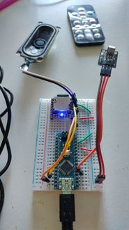 Add the DFPlayer Module Which Plays MP3 Files
