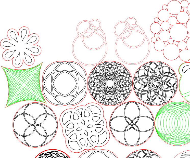 Javascript Generated Laser Cut Jewellery