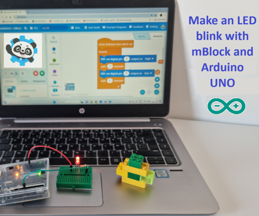 How to Make an LED Blink With MBlock and Arduino UNO – Fun Project for Kids