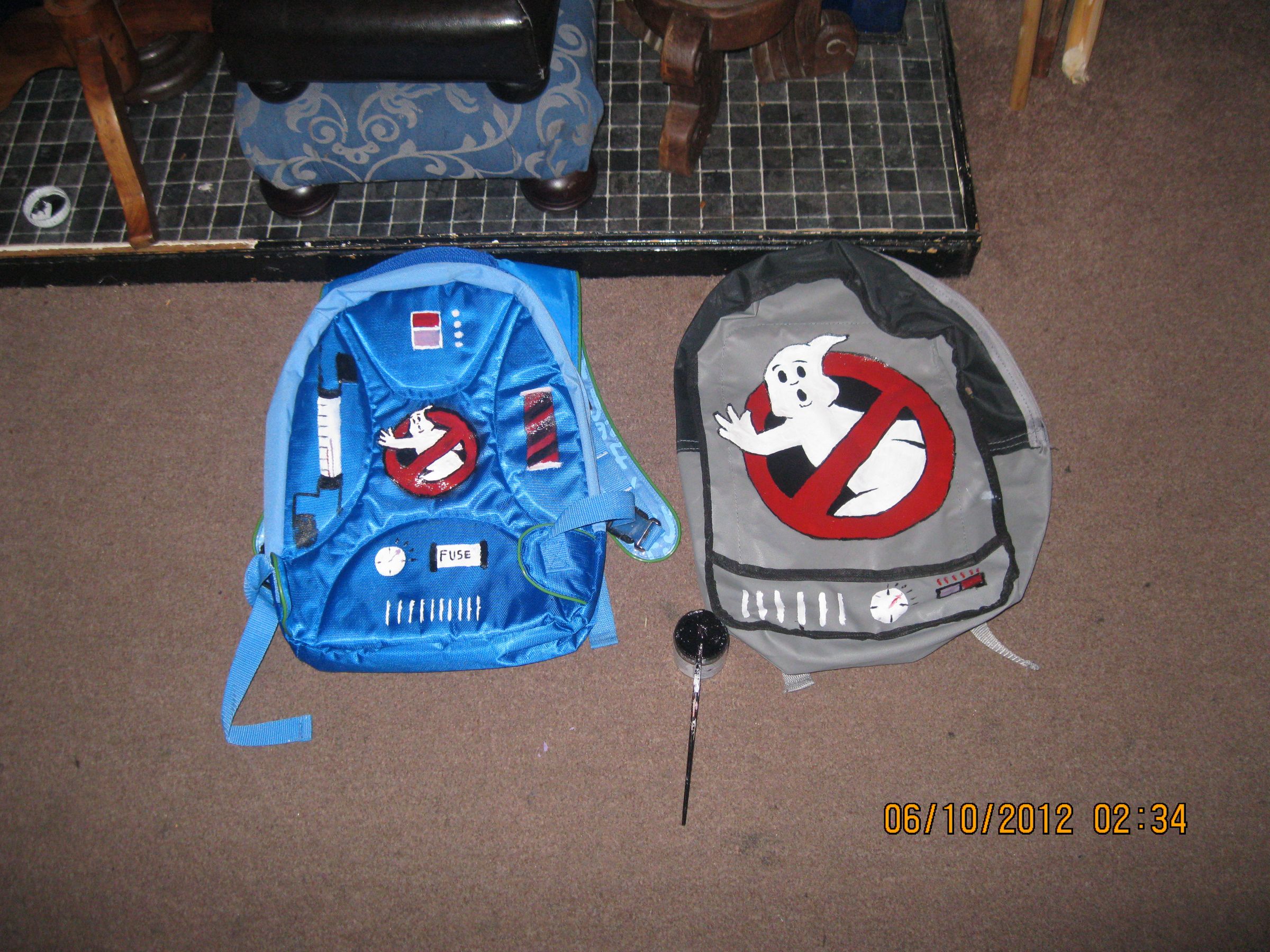 custom made ghostbusters backpacks