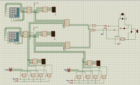 HOME SECURITY SYSTEM (Keypad Combinational Circuit) : 4 Steps ...