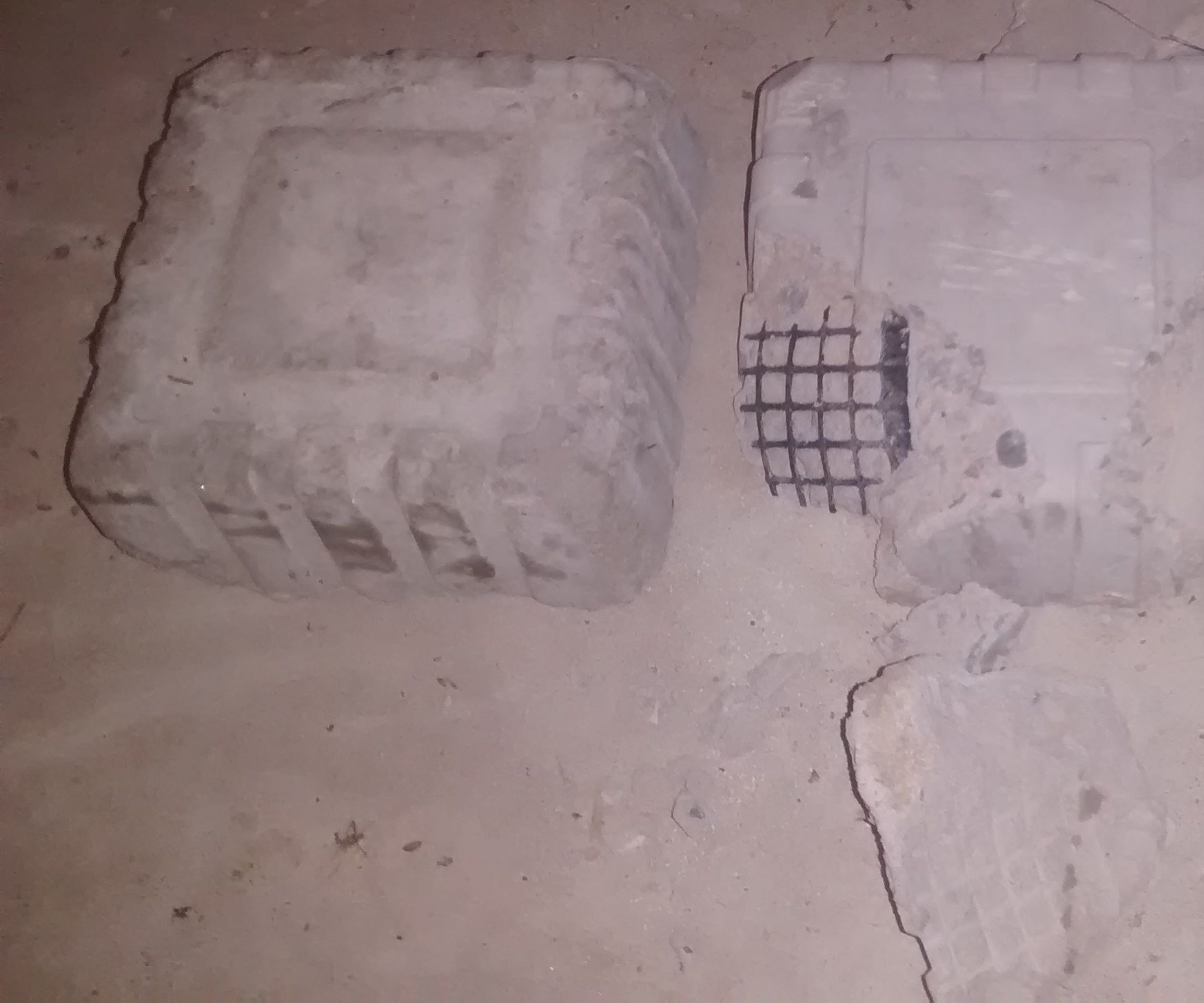 Plastic Re-enforced Concrete Fail