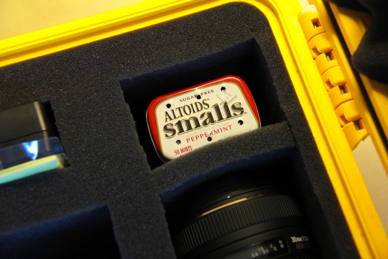 DIY Altoids Tin Camera Case Desiccant Pack