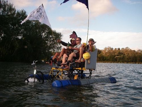Tall Amphibious Couchbike