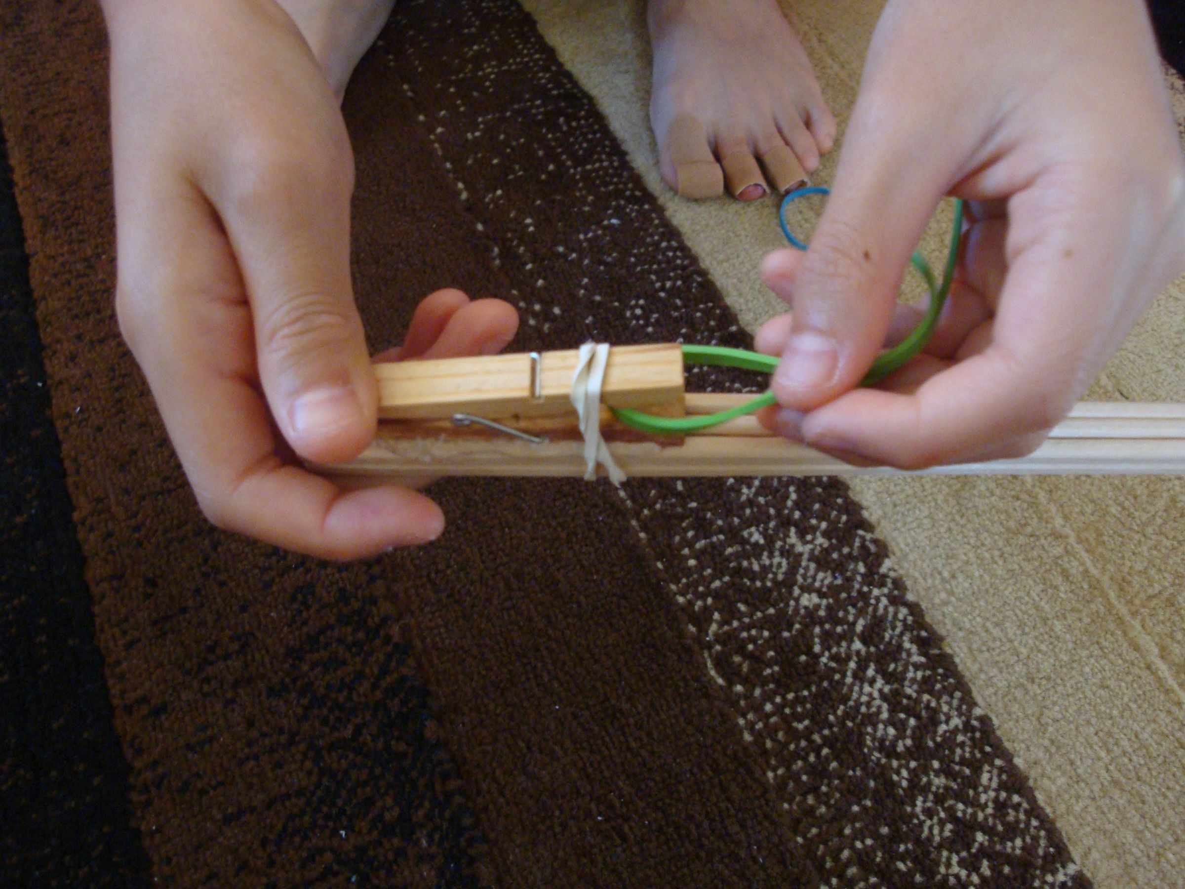 Super Simple Chopstick Rubber Band Gun 4 Steps Instructables